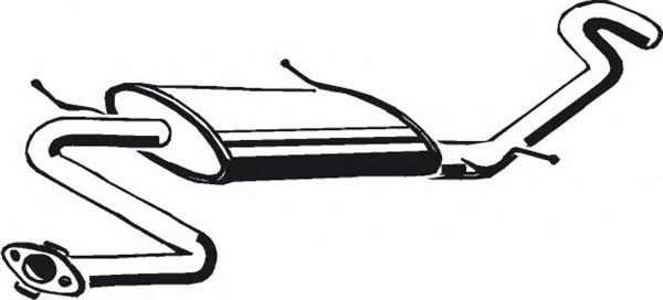 ASMET Rear silencer Article number: 11.015 cheaply