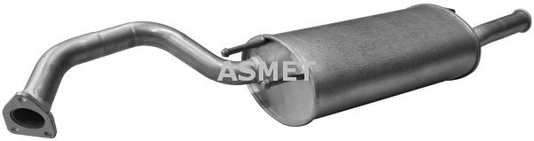 ASMET Rear silencer Article number: 26.008 cheaply