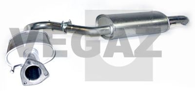 VEGAZ Rear silencer Article number: PGS-284 cheaply