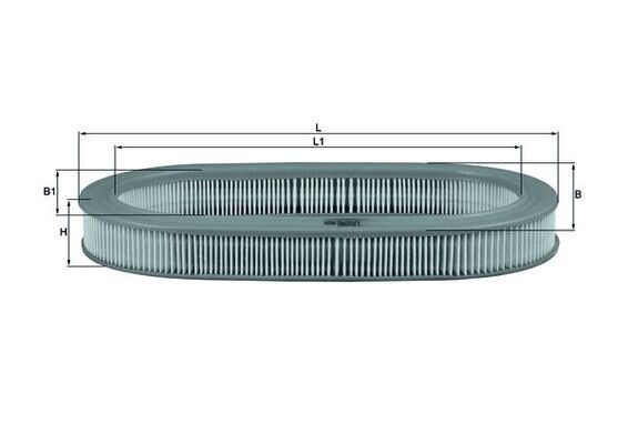 MAHLE ORIGINAL Air filter Article number: LX 1042 cheaply
