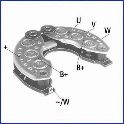 HITACHI Rectifier, alternator Article number: 139671 cheaply