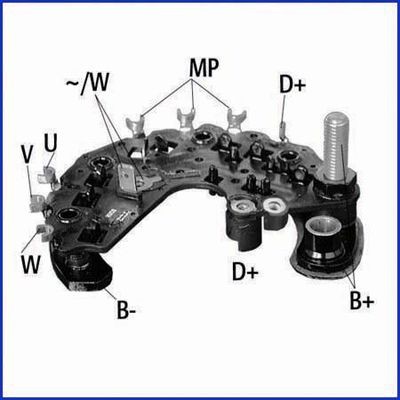 HITACHI Rectifier, alternator Article number: 139696 cheaply