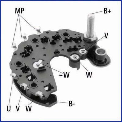 HITACHI Rectifier, alternator Article number: 139723 cheaply