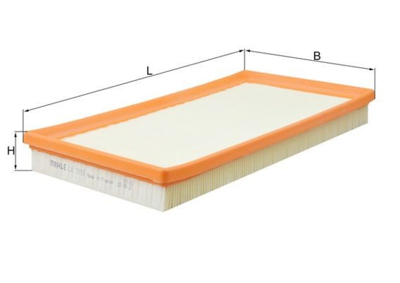 MAHLE ORIGINAL Air filter Article number: LX 1818 cheaply
