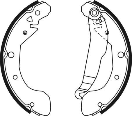 ABE Brake Shoe Set Article number: C00009ABE cheaply