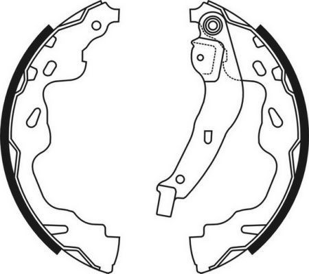 ABE Brake Shoe Set Article number: C02074ABE cheaply