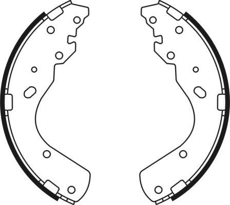ABE Brake Shoe Set Article number: C03044ABE cheaply