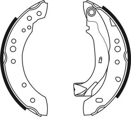ABE Brake Shoe Set Article number: C0C019ABE cheaply