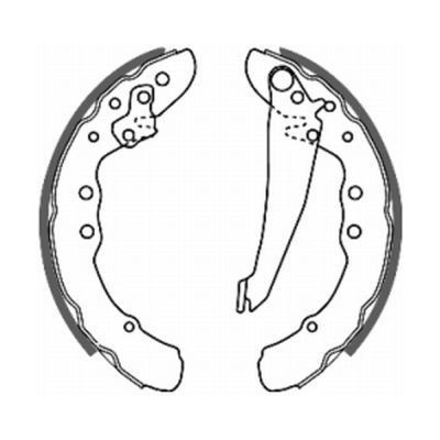 ABE Brake Shoe Set Article number: C0W010ABE cheaply