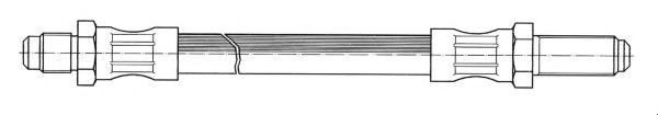 FERODO Brake hose Article number: FHY2332 cheaply