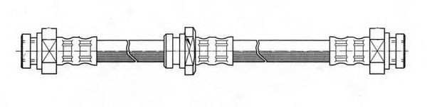 FERODO Brake hose Article number: FHY2442 cheaply