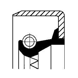 CORTECO Shaft Seal, automatic transmission Article number: 01026310B cheaply