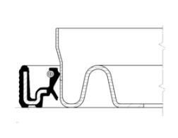 CORTECO Akseltetningsring, veiv artikkelnummer: 12014726B billig