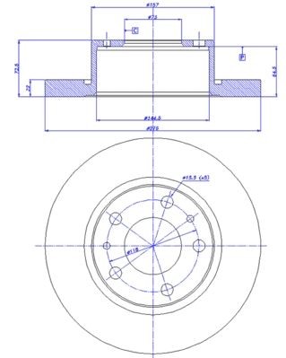 CAR Brake disc Article number: 142.198 cheaply