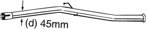BOSAL Repair Pipe, catalytic converter Article number: 889-165 cheaply