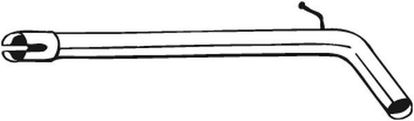 BOSAL Exhaust Pipe Article number: 801-183 cheaply