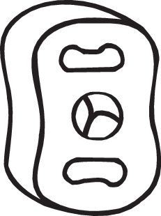 BOSAL Rubber Strip, exhaust system Article number: 255-024 cheaply