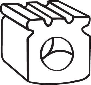 BOSAL Rubber Strip, exhaust system Article number: 255-045 cheaply