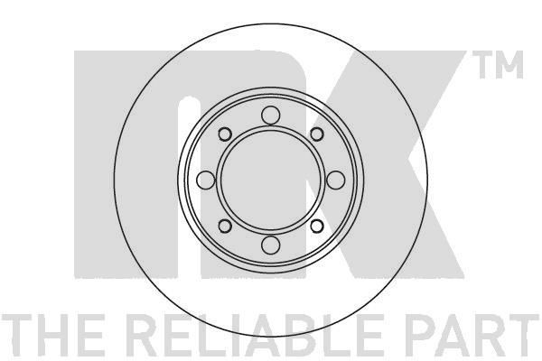 NK Brake disc Article number: 201807 cheaply