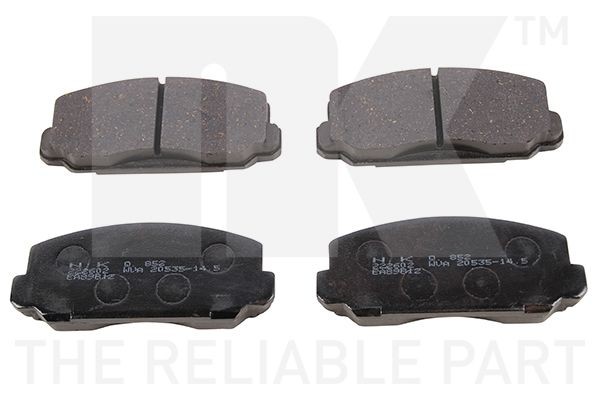 NK Brake pad set Article number: 221207 cheaply