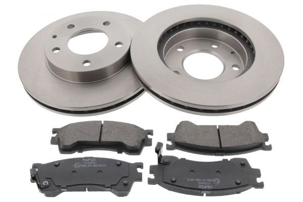 MAPCO Brake discs and pads set Article number: 47511 cheaply