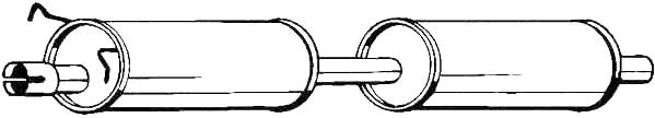VEGAZ Middle silencer Article number: FS-657 cheaply