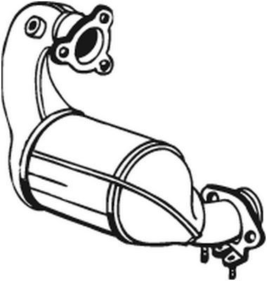 BOSAL Catalytic converter Article number: 090-512 cheaply