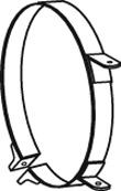 DINEX Clamp, exhaust system Article number: 49852 cheaply