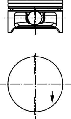 KOLBENSCHMIDT Piston Article number: 40632600 cheaply