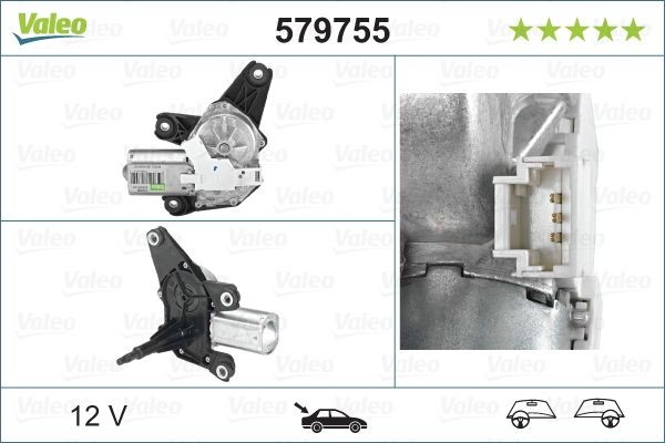 VALEO Wiper motor Article number: 579755 cheaply