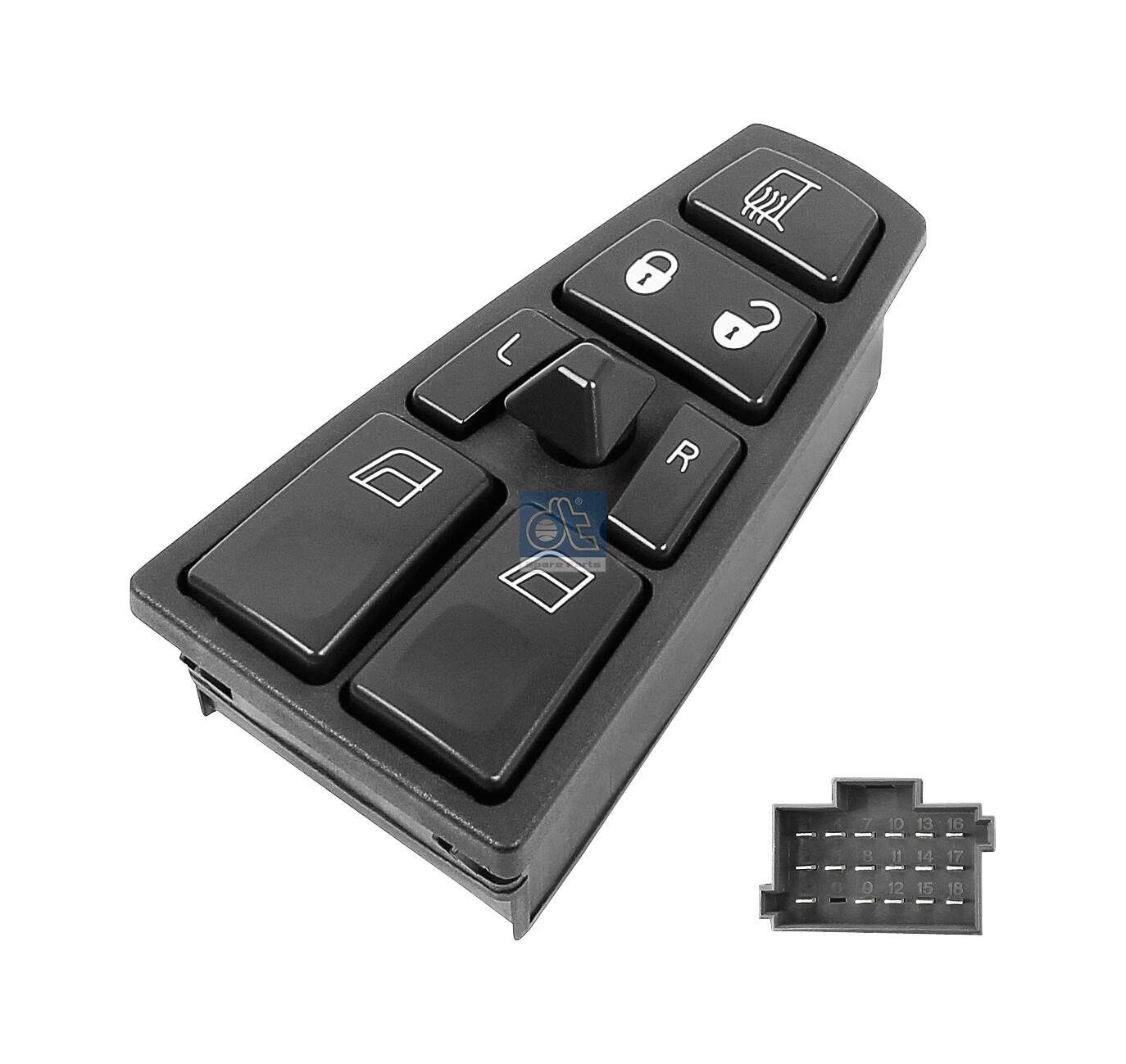 DT Spare Parts Window switch Article number: 2.25341 cheaply
