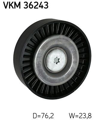 SKF Deflection / Guide Pulley, v-ribbed belt Article number: VKM 36243 cheaply