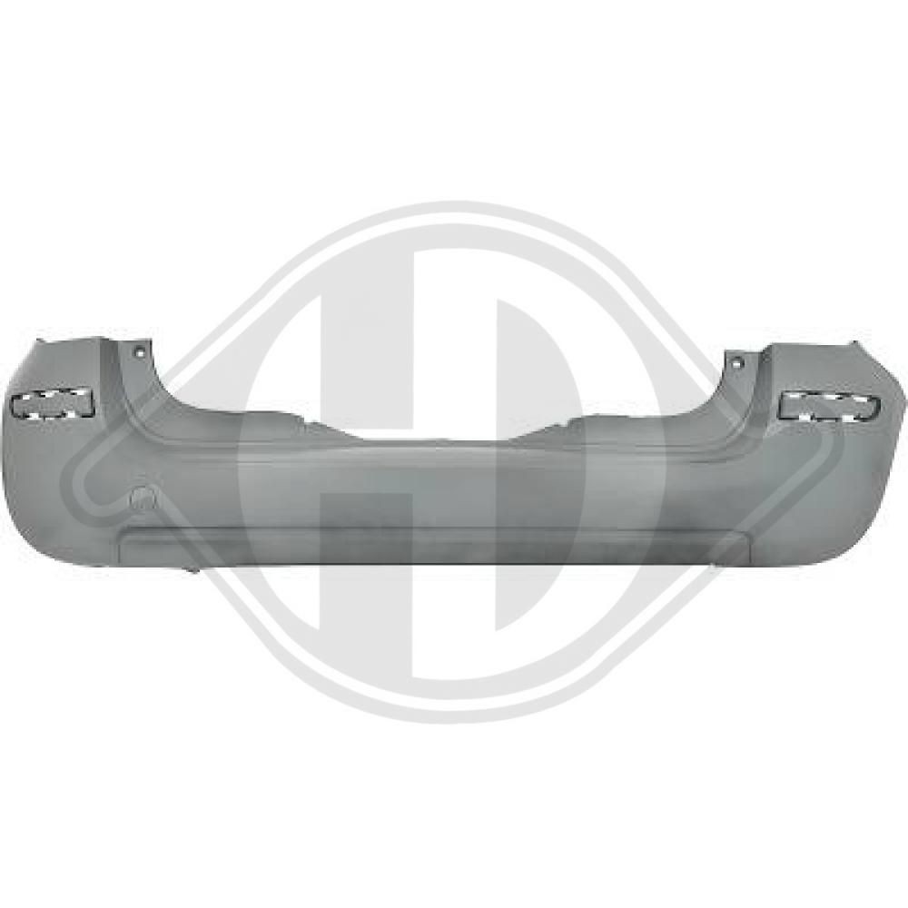 DIEDERICHS 4405056 Rear bumper MODUS 1.2 75 PS Petrol
