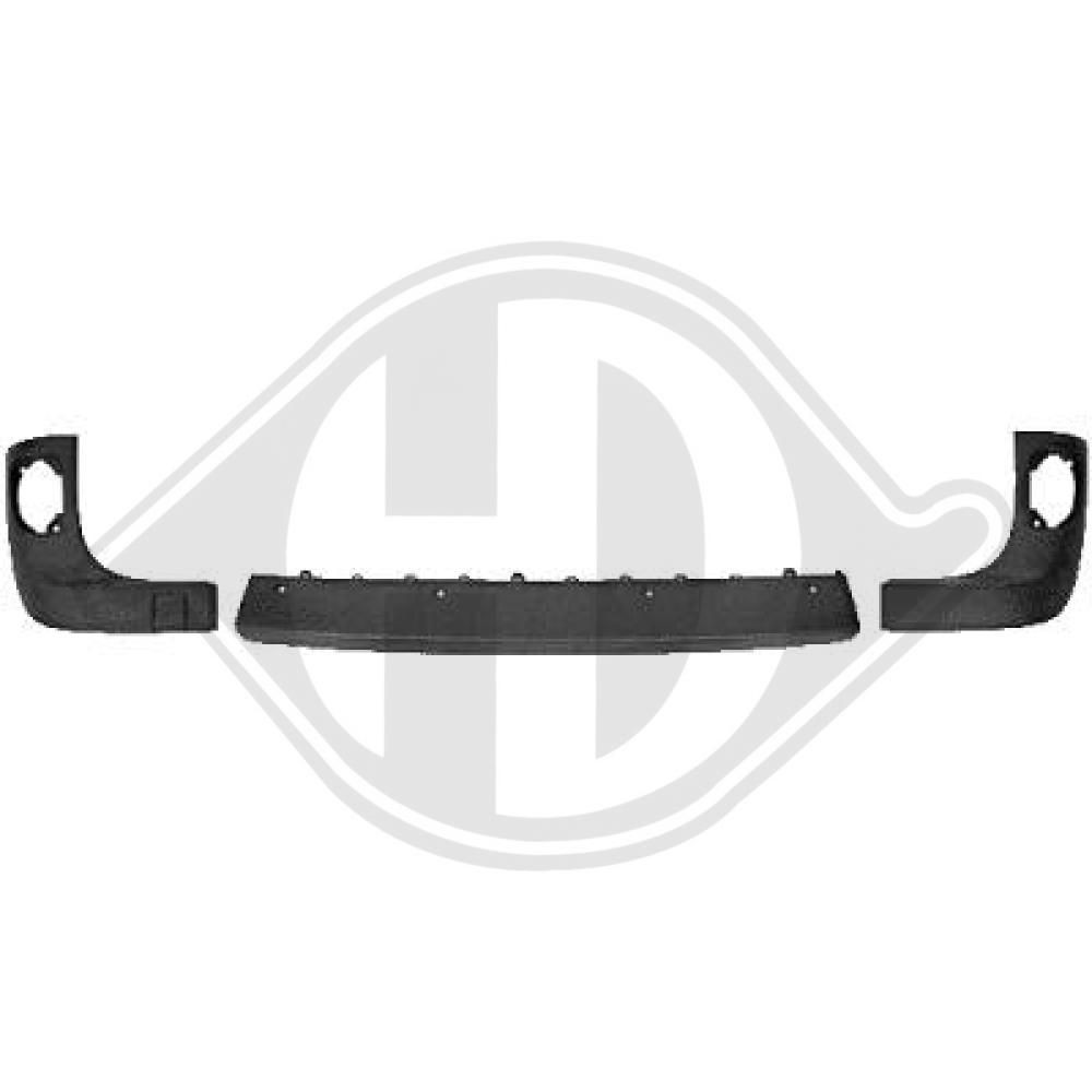 DIEDERICHS 4414666 Bumper moulding KANGOO 1.5 dCi 90 (FW0G, FW05, FW08, FW11) 90 PS Diesel