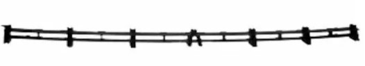 DIEDERICHS Bumper grill Article number: 1805146 cheaply