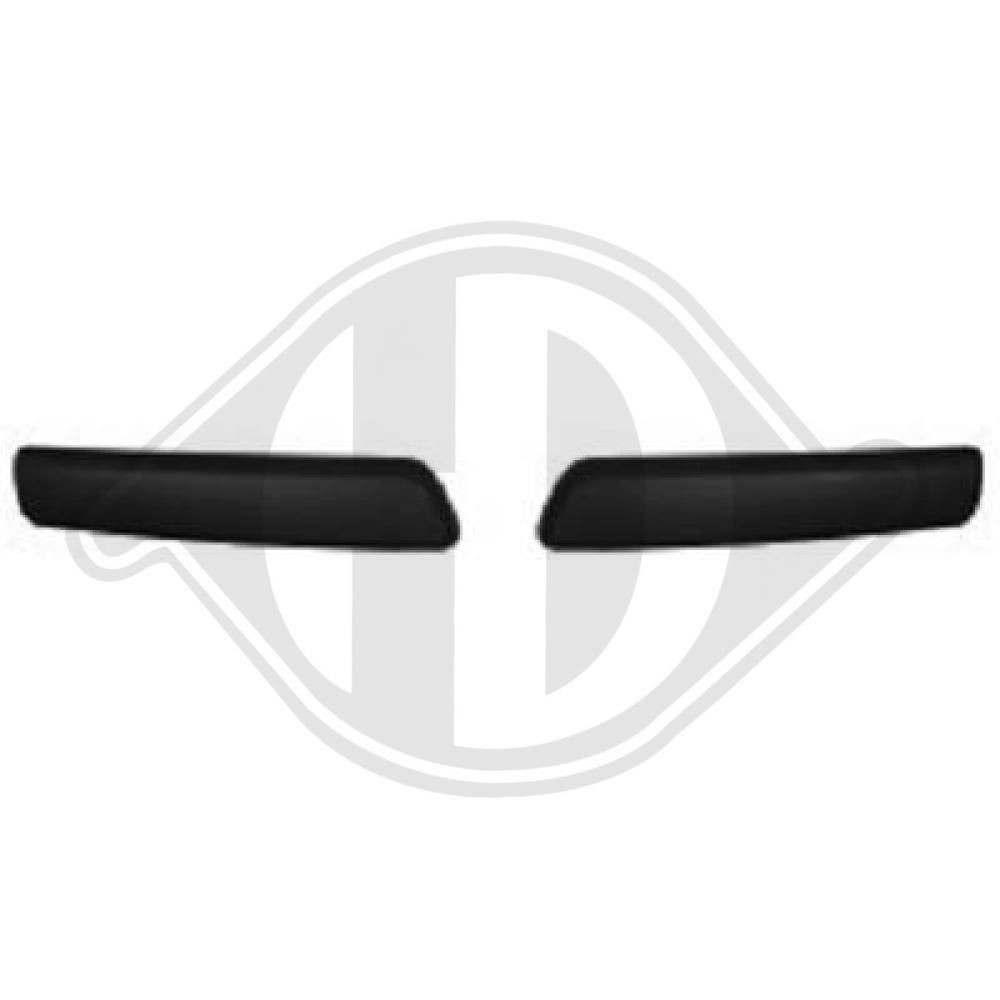DIEDERICHS 4414067 Bumper moulding CLIO 1.5 dCi 103 PS Diesel 2014