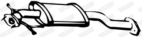 WALKER Front Silencer Article number: 14622 cheaply
