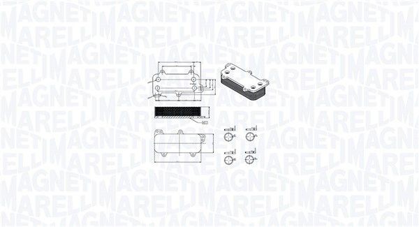 MAGNETI MARELLI Intercooler Varenummer: 351319202050 billige