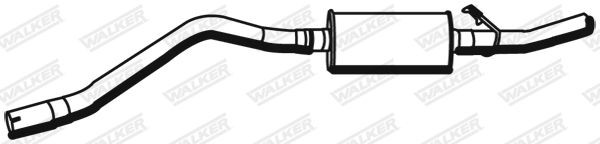 WALKER Rear silencer Article number: 05626 cheaply