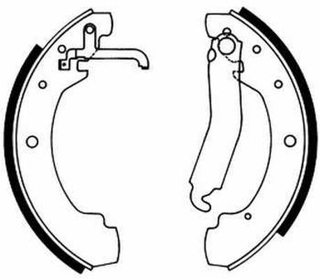 ABE Brake Shoe Set Article number: C0W022ABE cheaply