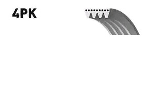 BOSCH Serpentine belt Article number: 1 987 947 896 cheaply