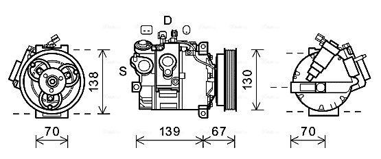 AVA COOLING SYSTEMS Engine radiator Article number: MZ2000 cheaply