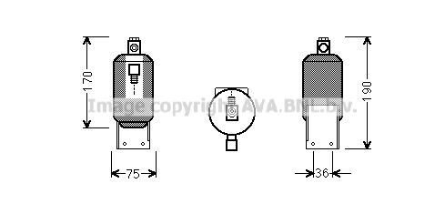 AVA COOLING SYSTEMS Dryer, air conditioning Article number: VWD292 cheaply
