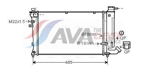 AVA COOLING SYSTEMS Dryer, air conditioning Article number: AUD146 cheaply