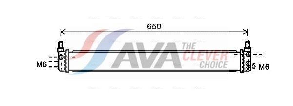 AVA COOLING SYSTEMS Cooler, drive battery Article number: TO2602 cheaply
