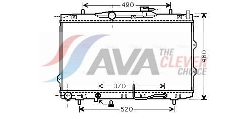 AVA COOLING SYSTEMS Air conditioning condenser Article number: DW5127 cheaply