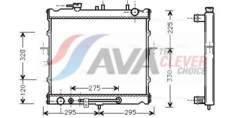 AVA COOLING SYSTEMS Kondensaator, kliimaseade Artikli number: DW5110 soodsalt