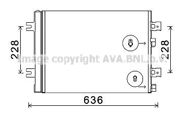 AVA COOLING SYSTEMS Air conditioning condenser Article number: RT5467 cheaply