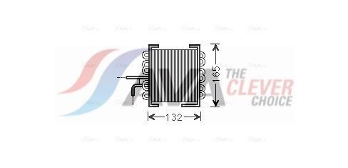 AVA COOLING SYSTEMS Fuel radiator Article number: MS2481 cheaply