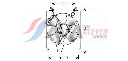 AVA COOLING SYSTEMS Fan, radiator Article number: HD7529 cheaply